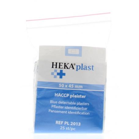 HACCP pleisters blauw 50 x 45mm van Heka