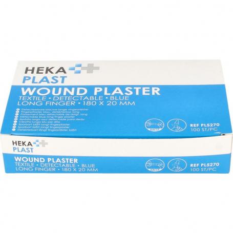 Vingerpleister detectable 180 x 20 haccp van Hekaplast