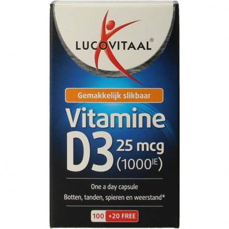 Vitamine D3 25mcg van Lucovitaal