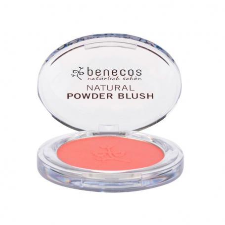 Natural compact blush sassy salmon van Benecos