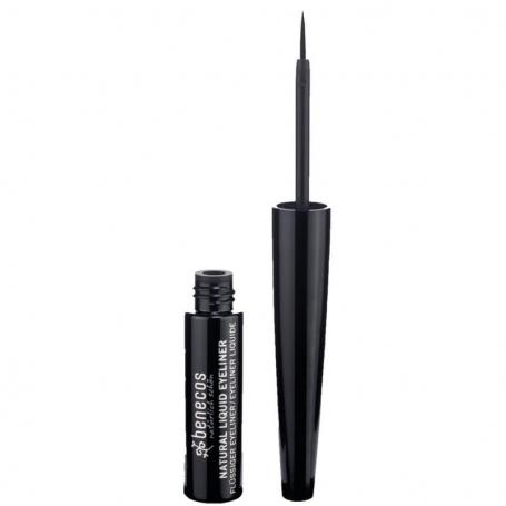Natural liquid eyeliner black van Benecos