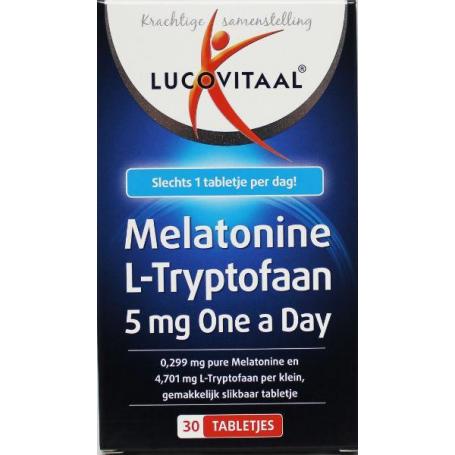 Melatonine L-Tryptofaan 5mg van Lucovitaal