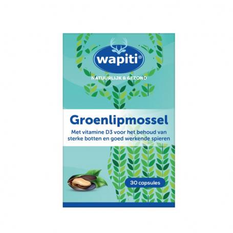 Groenlipmossel extract van Wapiti