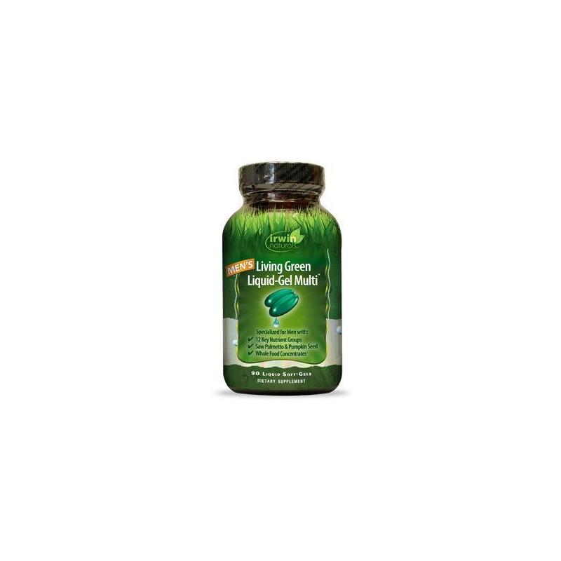 Living green liquid gel multi for men | Natuurlijkbesteld.nl