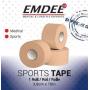 Sport tape 3.8 cm x 10 m huidkleur van Emdee