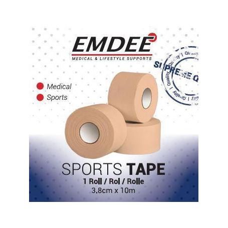 Sport tape 3.8 cm x 10 m huidkleur van Emdee