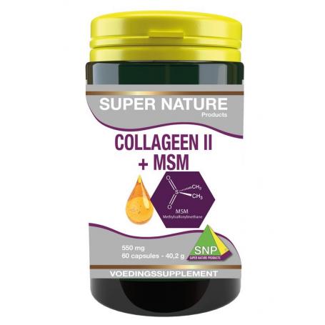 Collageen II + MSM, 60ca van SNP