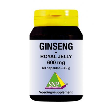 Ginseng + royal jelly 600 mg van SNP
