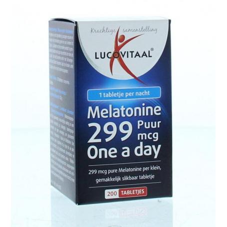 Melatonine puur 0.299mg van Lucovitaal