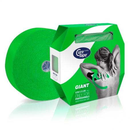 Kinesiotape giant groen 5cm x 31.5m van Cure Tape