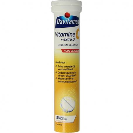 Vitamine C & D3 bruistabletten van Davitamon