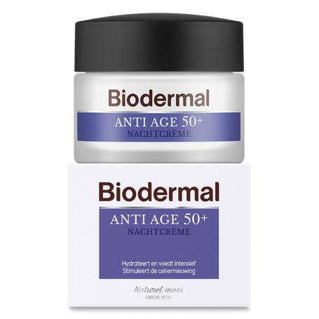 Nachtcreme anti-age 50+ van Biodermal