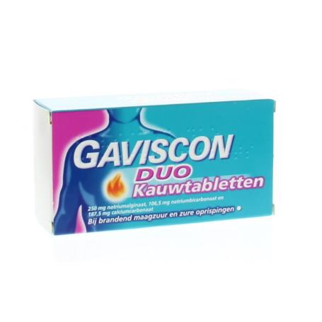 Duo tabletten van Gaviscon