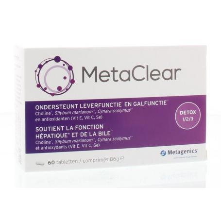 Metagenics Metaclear (60 tabletten) van Metagenics
