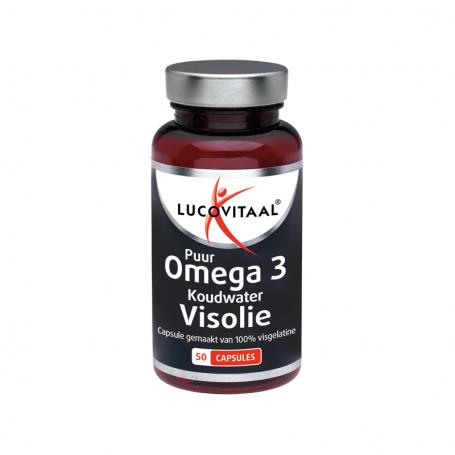 Koudwater visolie puur omega 3 van Lucovitaal