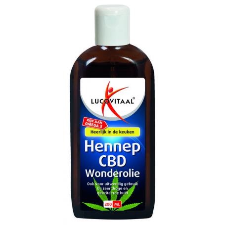 Hennep CBD huidwonder olie van Lucovitaal