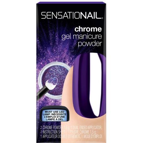 Chrome powder purple van Sensationail