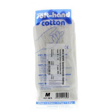 Verbandhandschoen soft cotton M 12 van Softhand