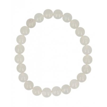 Kralenarmband jade wit 8 mm van Ruben Robijn