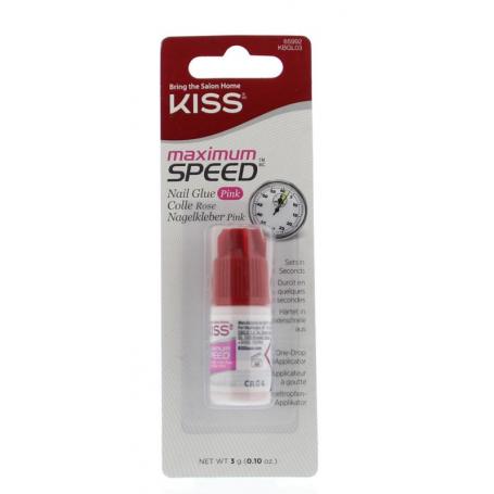 Nail glue max speed pink van Kiss