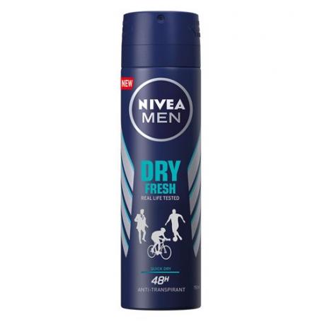 Men deodorant dry fresh spray van Nivea
