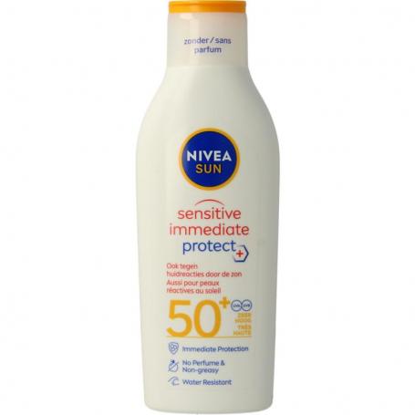 Sun sensitive zonnemelk SPF50+ van Nivea