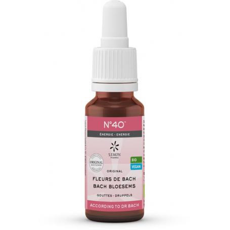 Bach bloesems mengeling 40 energie bio van Lemon Pharma