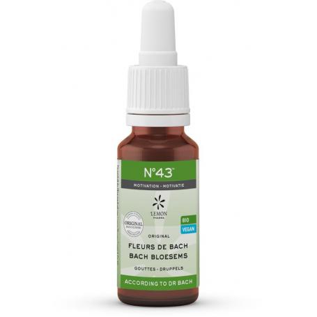 Bach bloesems mengeling 43 motivatie bio van Lemon Pharma