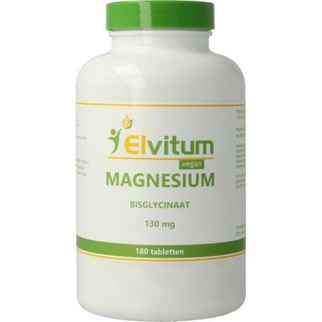 Magnesium (bisglycinaat) 130mg van Elvitum