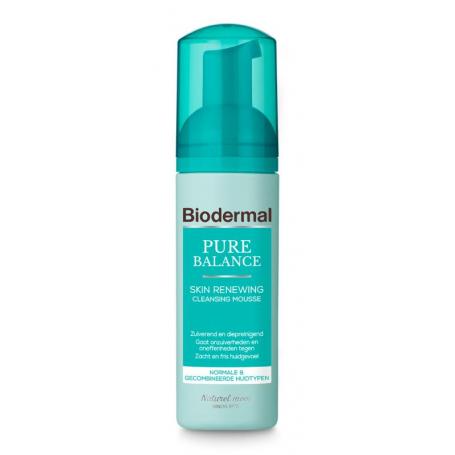 Pure balance renewing cleansing mousse van Biodermal