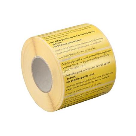 Sticker bezorgen / bijsluiter van Spruyt Hillen