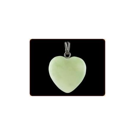 Hanger hart 20 mm jade van Ruben Robijn