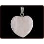 Hanger hart 20 mm roze kwarts van Ruben Robijn