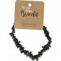 Splitarmband toermalijn zwart van Steengoed