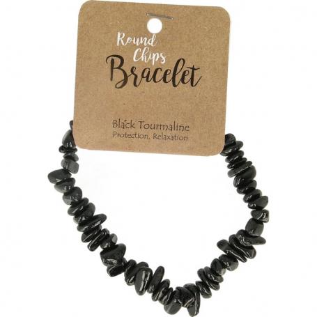 Splitarmband toermalijn zwart van Steengoed