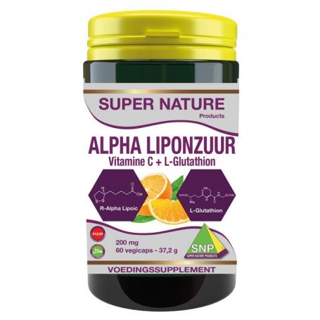 Alpha liponzuur 200 mg puur van SNP