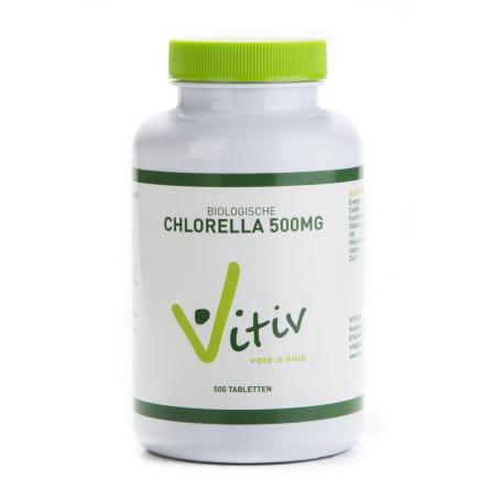 Chlorella 500 mg bio, 250tb van Vitiv