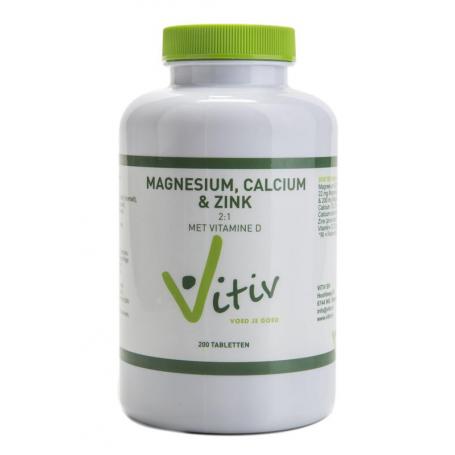 Magnesium calcium zink van Vitiv