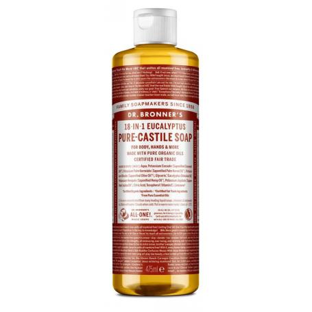 Liquid soap eucalyptus van Dr Bronners