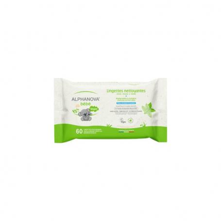 Baby bio & ecological cleansing wipes van Alphanova Baby