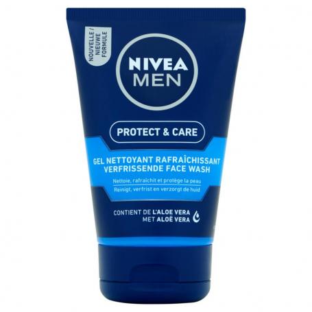 Men deep clean face wash van Nivea