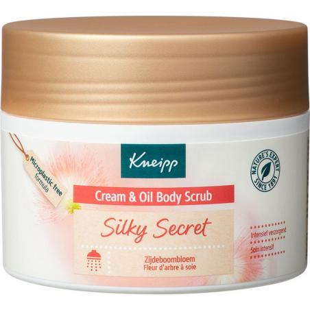 Cream & oil body scrub silky secret van Kneipp
