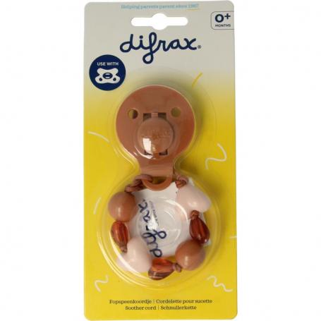 Fopspeen hartjes ketting van Difrax