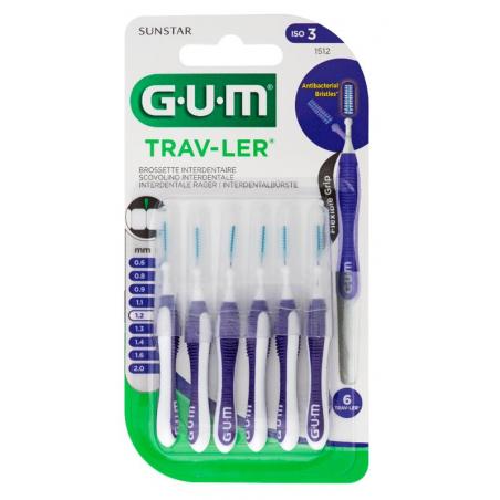 Trav-ler ragers 1.2 mm paars van GUM