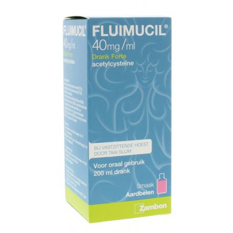 Fluimucil drank forte 4% van Fluimucil