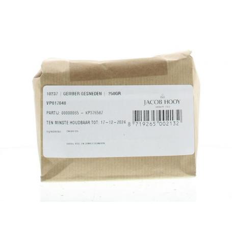 Gember geschild gesneden van Jacob Hooy