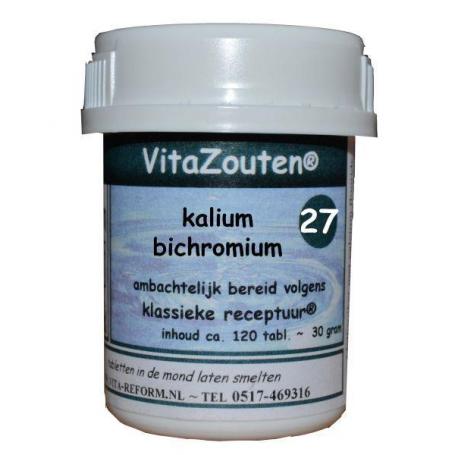 Kalium bichromicum VitaZout nr. 27 van Vitazouten