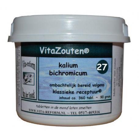 Kalium bichromicum VitaZout nr. 27 van Vitazouten