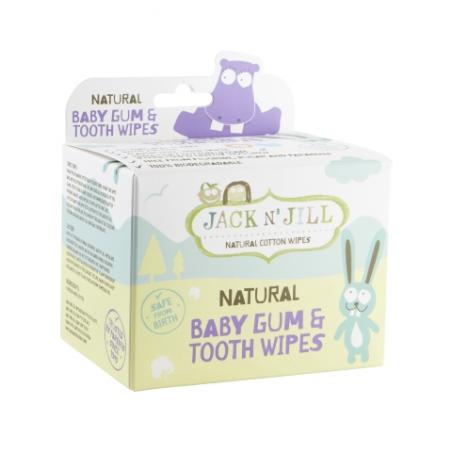 Natural baby gum & tooth wipes van Jack N Jill