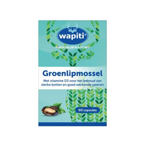 Wapiti Groenlipmossel extract (60 capsules) van Wapiti
